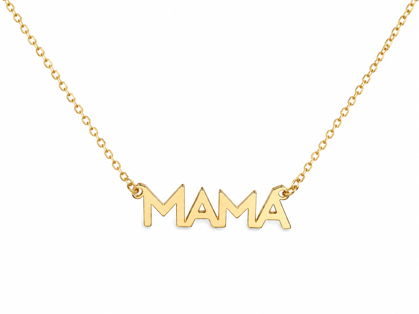 AMMA Pozlátený náhrdelník MAMA
