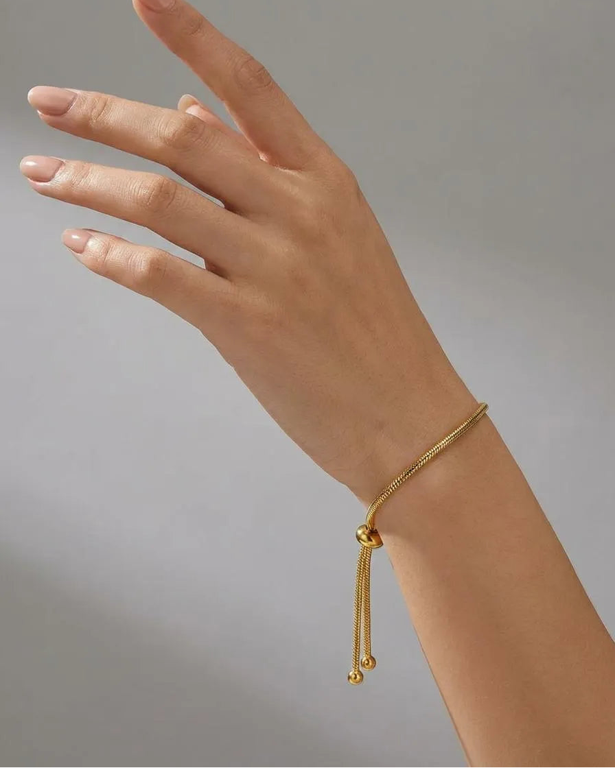 GLIDRA Pozlátený náramok